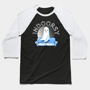 Indoorsy- A cut loner ghost Baseball T-Shirt